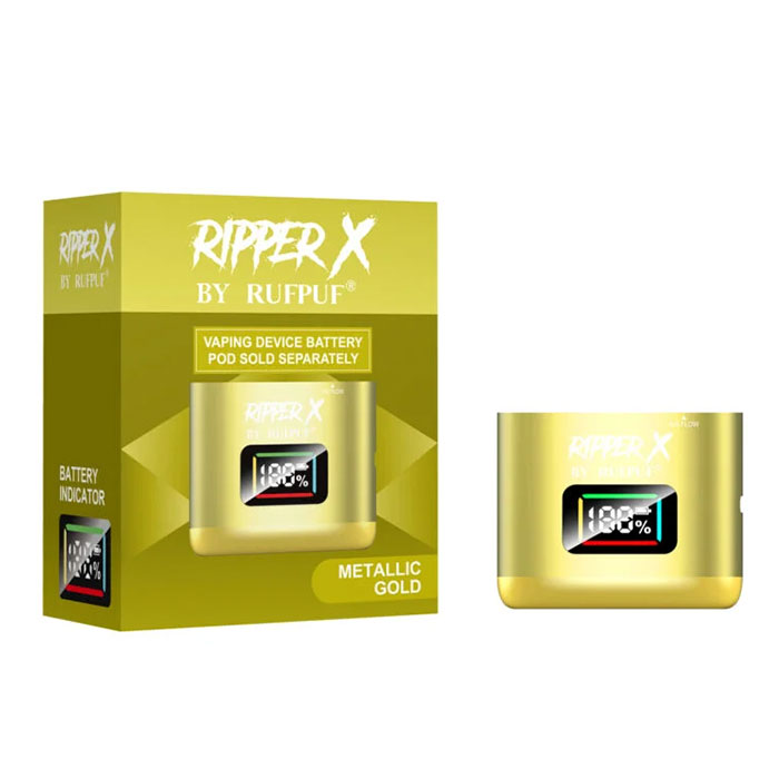 Metallic Gold Ripper X & Level X Pods Device Ct-5