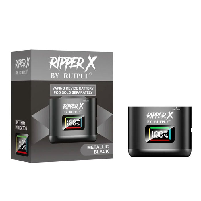 Metallic Black Ripper X & Level X Pods Device Ct-5