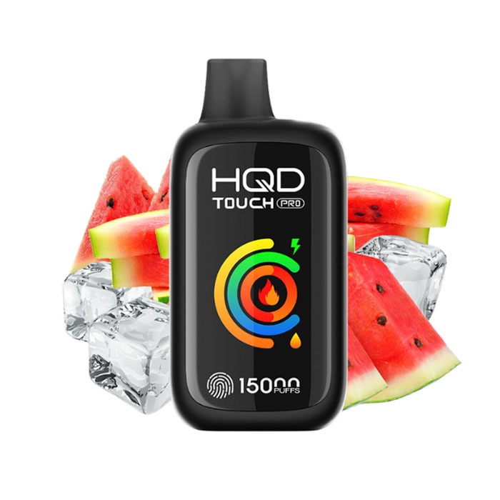 Watermelon Ice HQD Touch Pro 15000 Puffs Disposable Vape 3ct