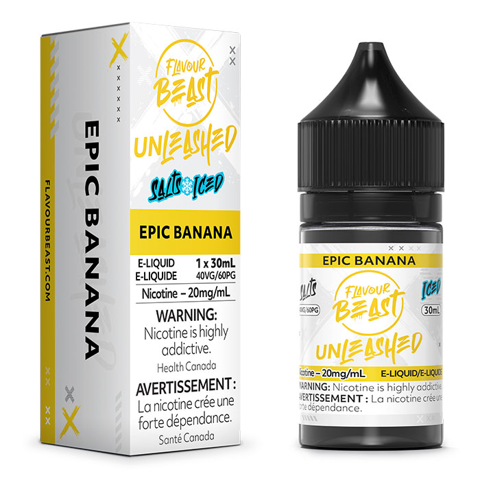 Epic Banana 20mg-mL Flavour Beast 30mL E-Juice