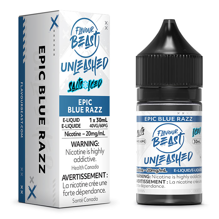 Epic Blue Razz 20mg-mL Flavour Beast 30mL E-Juice