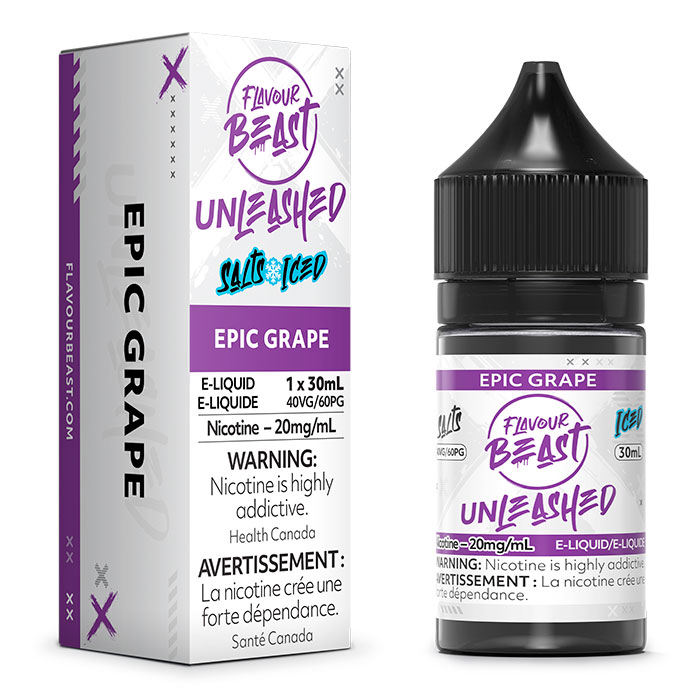 Epic Grape 20mg-mL Flavour Beast 30mL E-Juice