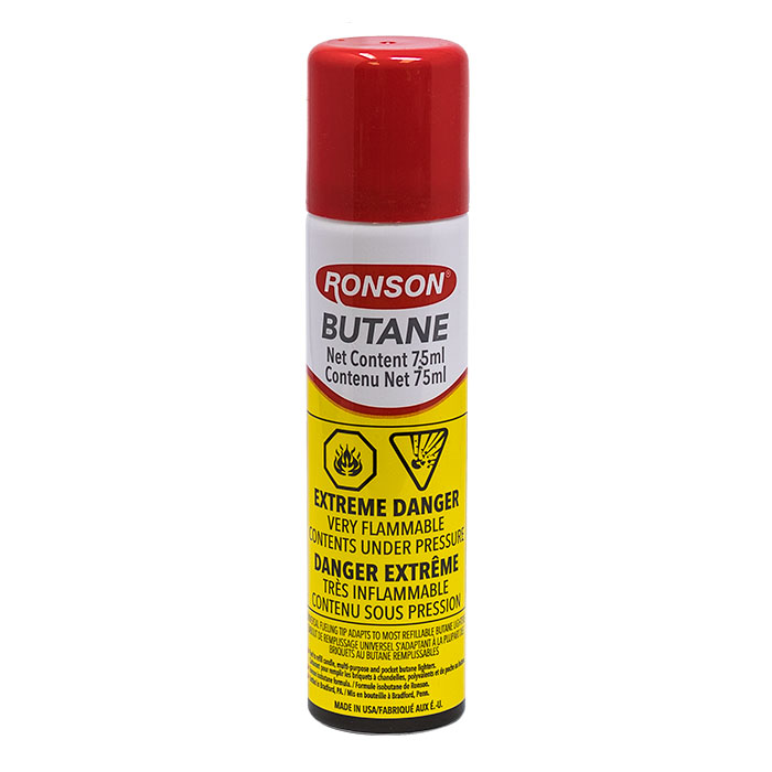 Ronson 75ML Butane Fluid Display of 12