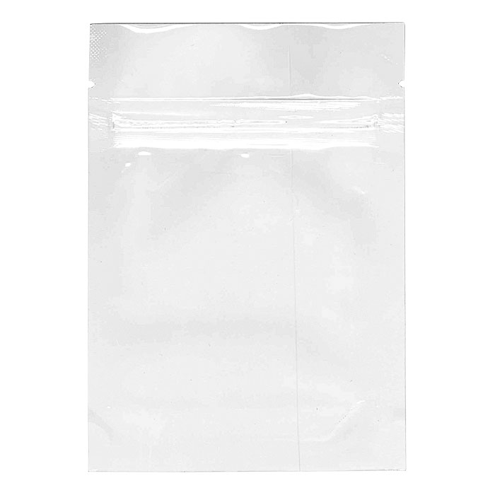 White And White Apple Bag 3.6 x 5 Inches Pack Of 50 Baggies
