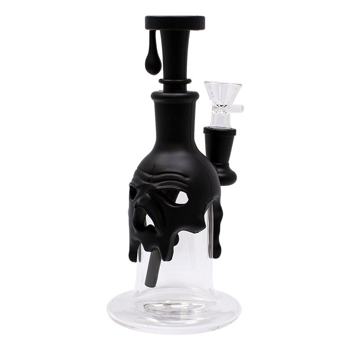 Black Woodpecker 8 Inches Silicone Bong