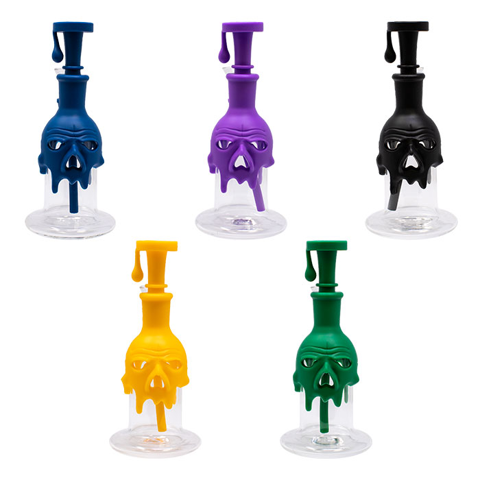 Black Woodpecker 8 Inches Silicone Bong