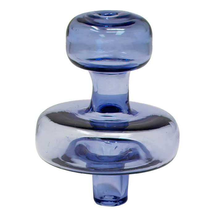 Blue Glass Bubble Carb Cap