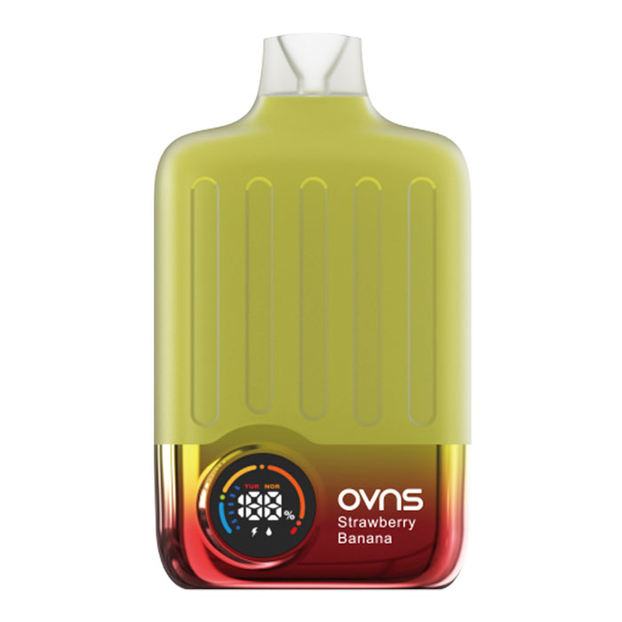 (Stamped) Strawberry Banana OVNS Prime 16000 Puffs Disposable Vape Ct 5