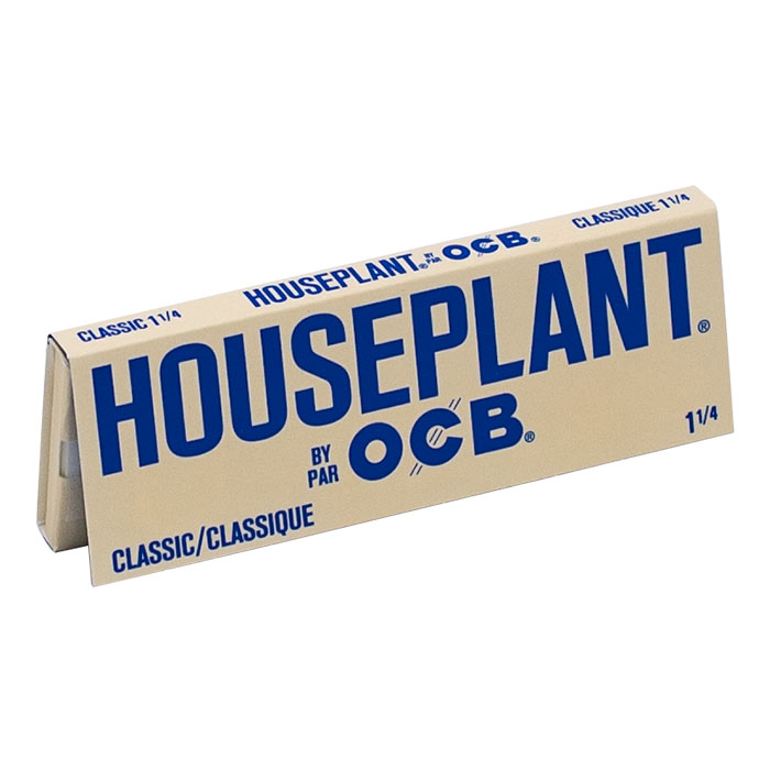 Houseplant by OCB Classic 1 1-4 Rolling Papers Display Of 24