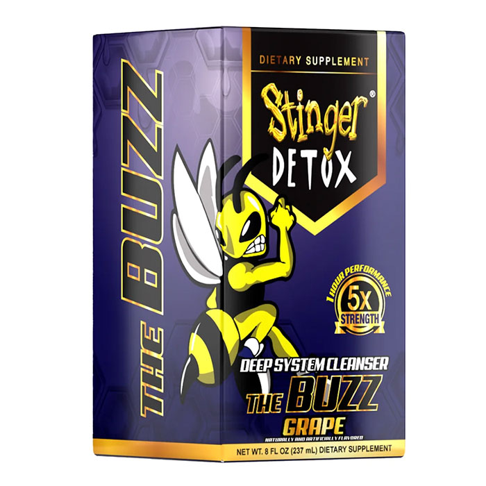 Grape The Buzz 5X Instant Extra Strength Detox Drink by Stinger