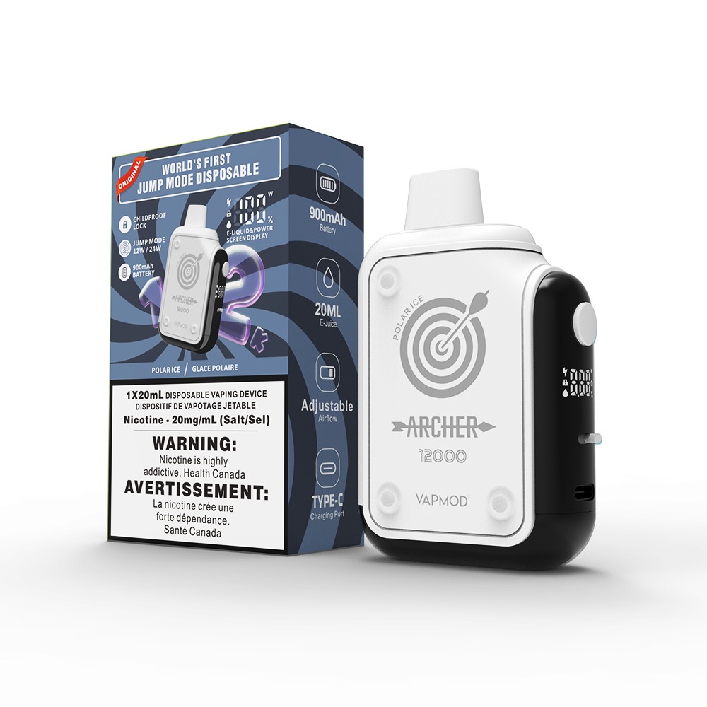 Polar Ice Vapmod Archer 12000 Puffs Disposable Vape Ct 5