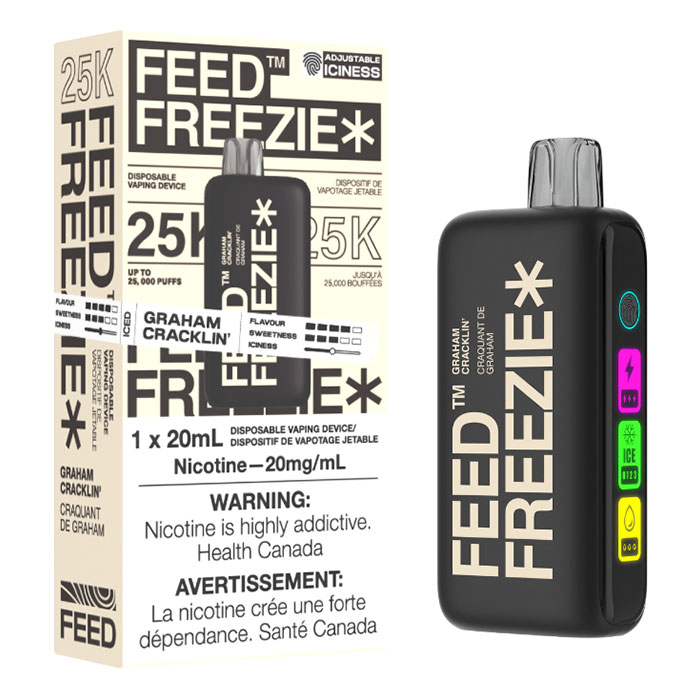 Graham Crackin Feed Freezie 25000 Puffs Disposable Vape Ct 3