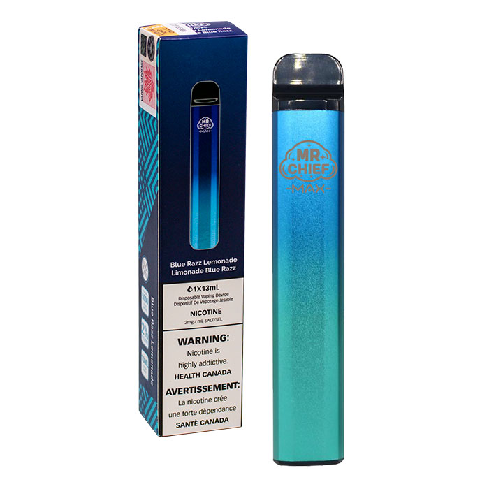 MR Chief Max Blue Razz Lemonade 10000 Puffs Disposable Vape Ct-10