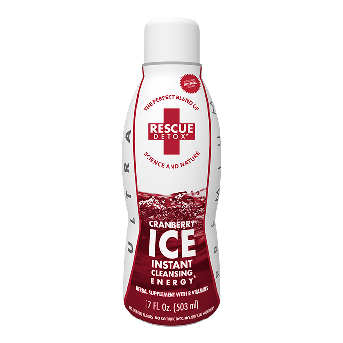 cranberry Ice Instant Cleansing Rescue Detox 17oz ICE Drink