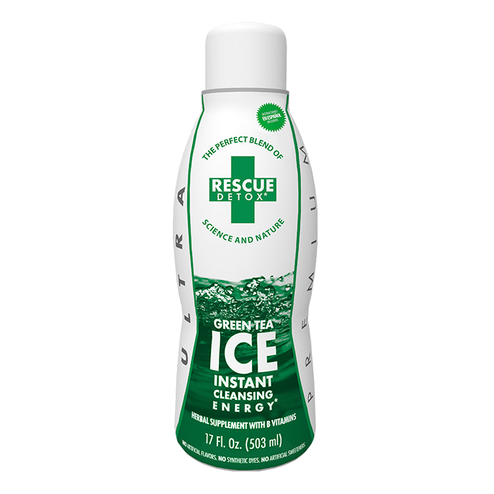 Green Tea Ice Instant Cleansing Rescue Detox 17oz ICE Drink