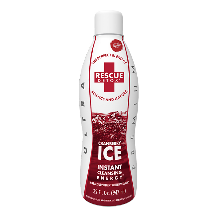 Cranberry Ice Instant Cleansing Rescue Detox 32oz ICE Drink