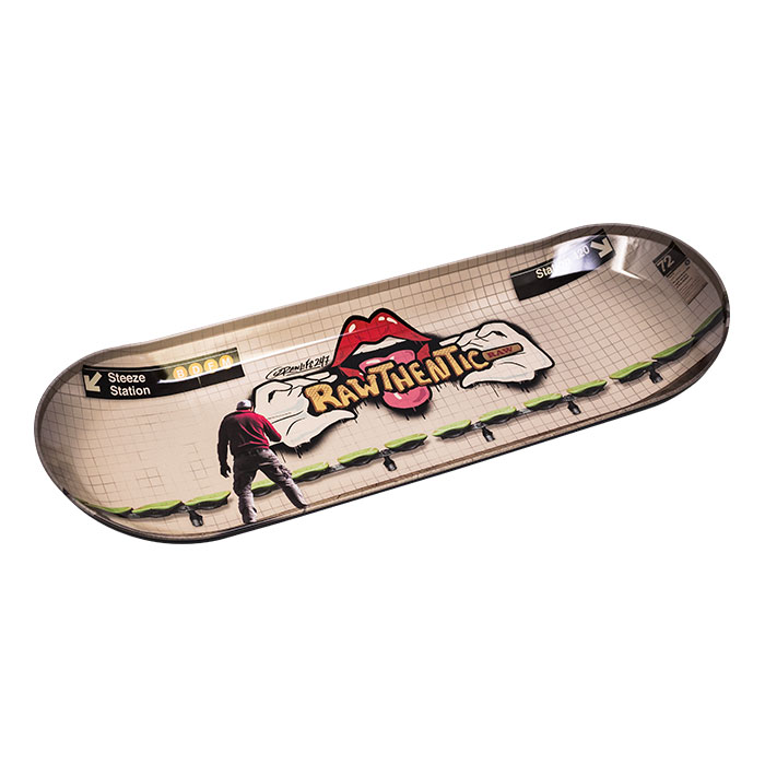 Raw Graffiti Deck Metal Tray