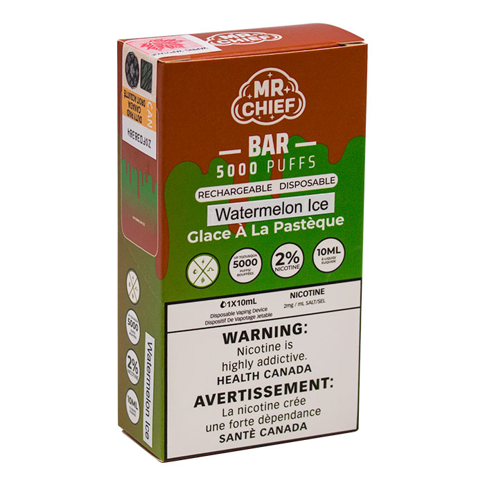 MR Chief Bar Watermelon Ice 5000 Puffs Disposable Vape Ct-10