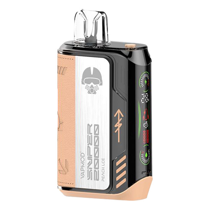 Peach Ice Sniper 20000 Puffs Disposable Vape Ct 5 By Vapmod