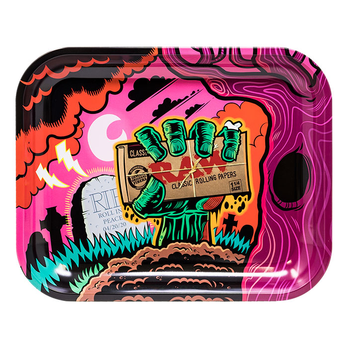 RAW Large Zombie Rolling Paper Tray