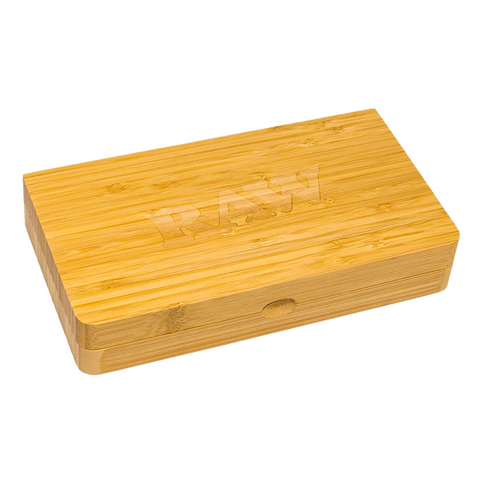 RAW Bamboo Backflip Rolling Tray With Magnet