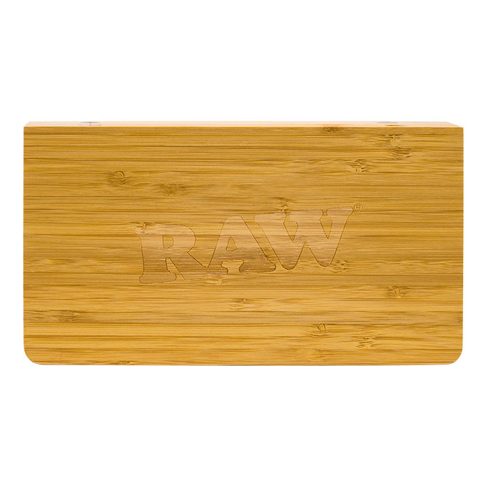 RAW Bamboo Backflip Rolling Tray With Magnet