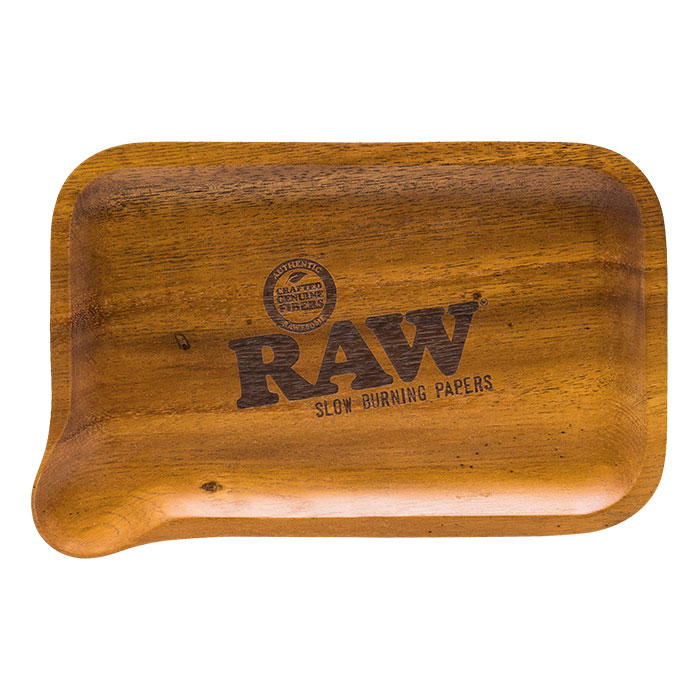 RAW Wooden Spout Rolling Tray