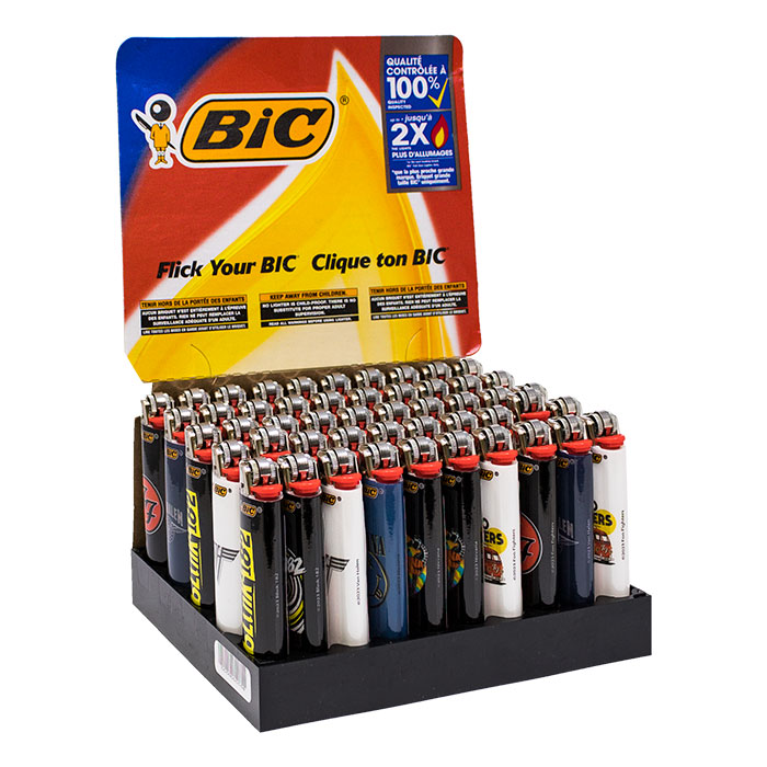 Bic Van Hal'n Lighters Display Of 50