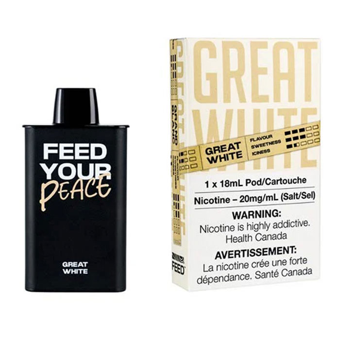 Great White Feed 9000 Puffs Pod Ct 3