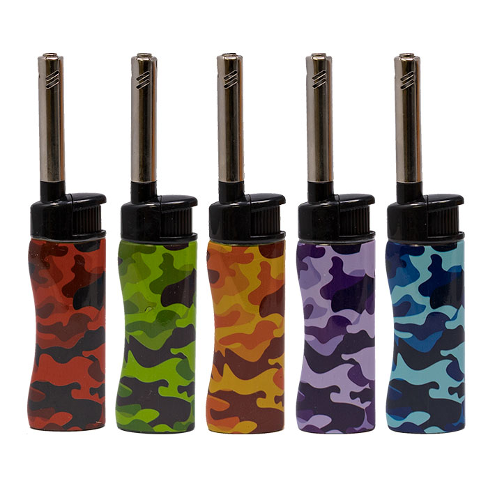 Duco Edge Camouflage Series Mini BBQ Lighters Display of 50