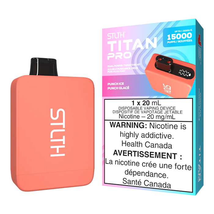 (Stamped) Punch Ice Stlth Titan 15000 Puffs Disposable Vape Ct 5