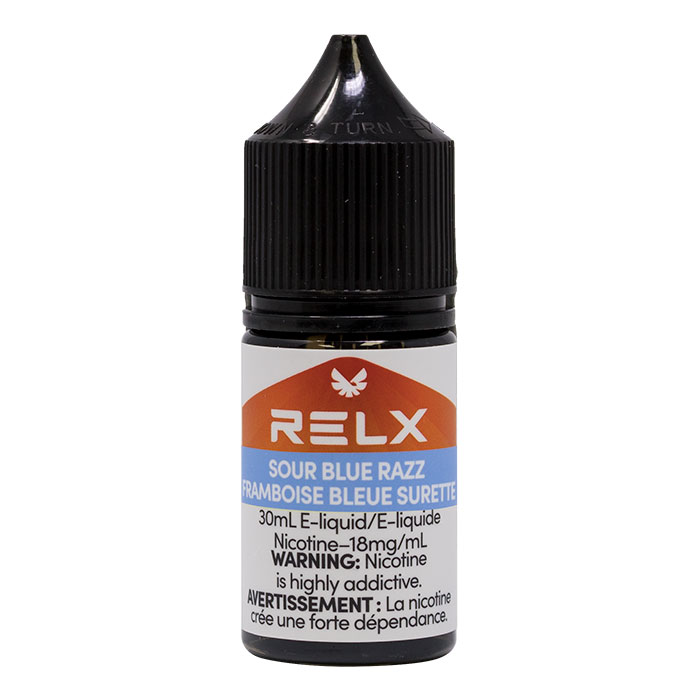 Sour Blue Razz 30ML Relx E-Juice By Waka Ct 5