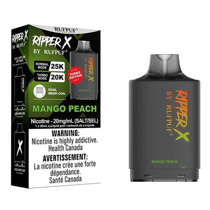 Mango Peach Ripper X 25000 Puffs Pod Ct 5