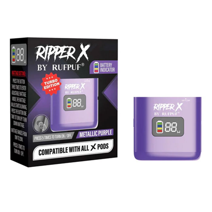 Metallic Purple Ripper X Ultra Battery Turbo Edition Ct 5