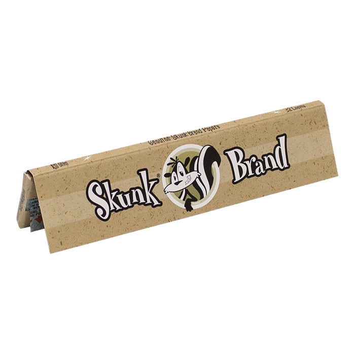 Skunk Slow Burning King Size Slim Rolling Paper Display of 50