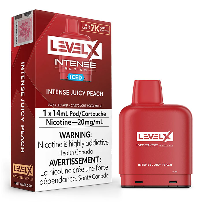 Juicy Peach 25000 Level X Intense Series Pod Ct-5