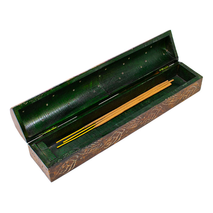 Vintage Style 11 Inches Casket Incense Holder