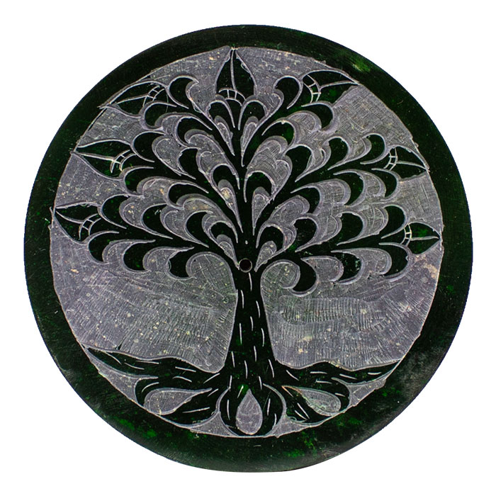 Regeneration Tree 4 Inches Soapstone Scented Aroma Plate Ct-2