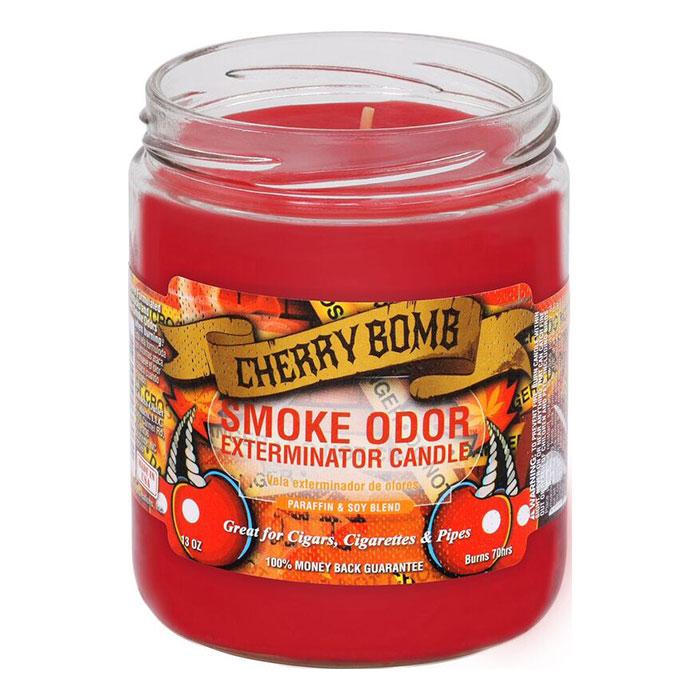 Cherry Bomb Smoke Odor Limited Edition Exterminator Candle 