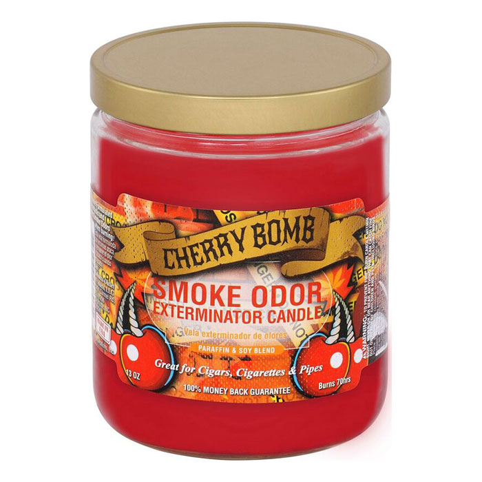 Cherry Bomb Smoke Odor Limited Edition Exterminator Candle 