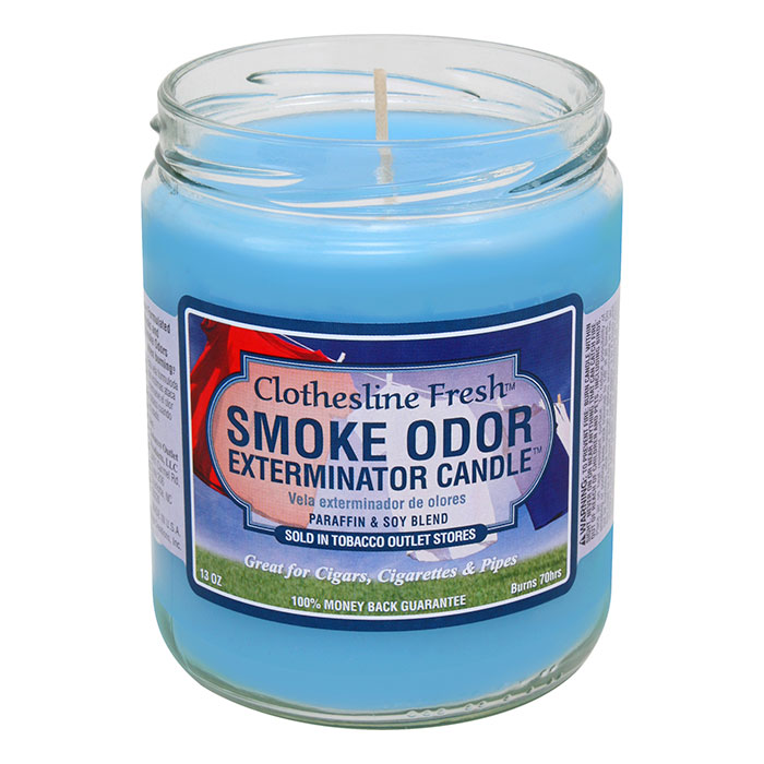 Clothesline Fresh Smoke Odor Pop Culture Exterminator Candle 