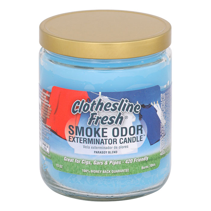 Clothesline Fresh Smoke Odor Pop Culture Exterminator Candle 