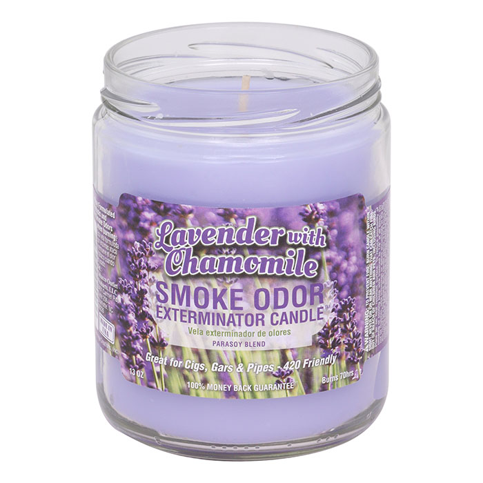 Lavender With Chamomile Smoke Odor Year-Round Fragrances Exterminator Candle 