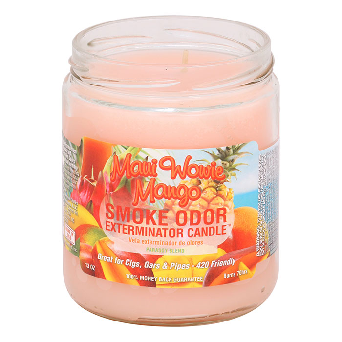 Maui Wowie Mango Smoke Odor Year-Round Fragrances Exterminator Candle 