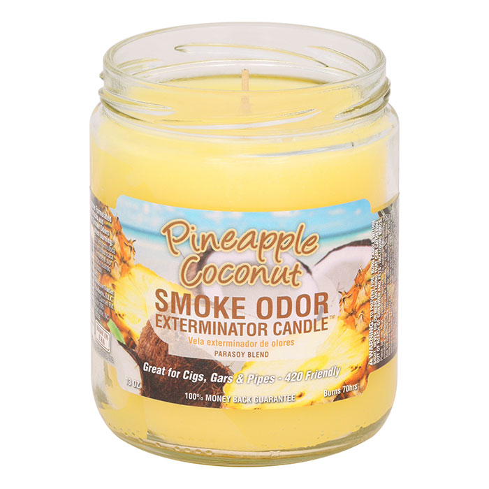 Pineapple Coconut Smoke Odor Year-Round Fragrances Exterminator Candle 