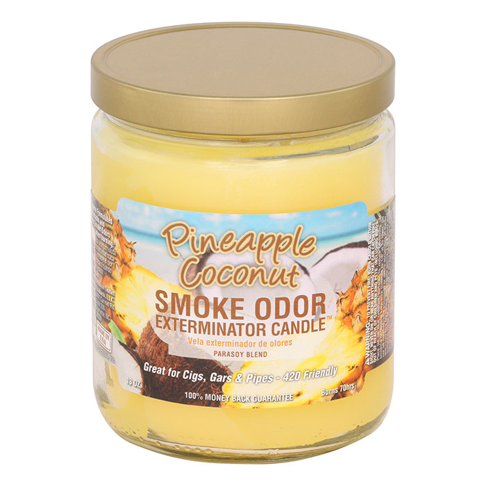 Pineapple Coconut Smoke Odor Year-Round Fragrances Exterminator Candle 