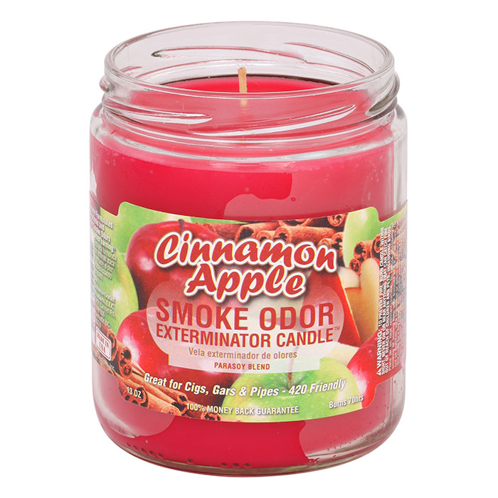 Cinnamon Apple Smoke Odor Year-Round Fragrances Exterminator Candle 