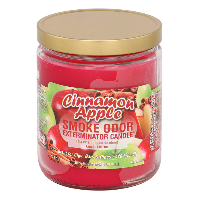 Cinnamon Apple Smoke Odor Year-Round Fragrances Exterminator Candle 