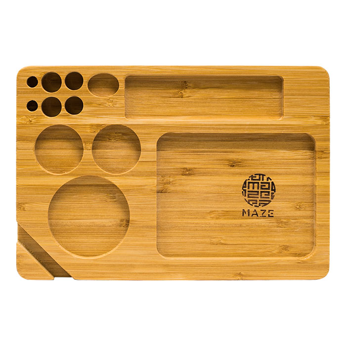 Maze Standard Bamboo 10x7 Rolling Tray