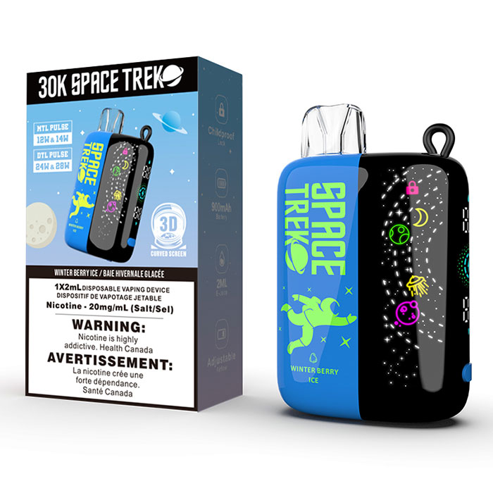 BC Compliance-Winter Berry Ice Space Trek Disposable Vape Ct 5